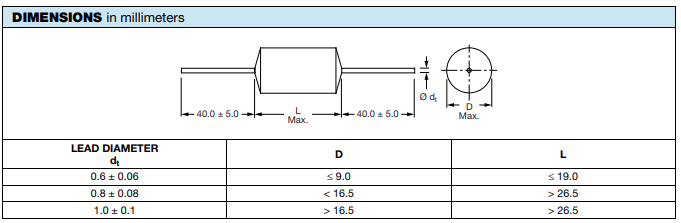 VISHAY MKP1839ѹ501V to 2000Vߴ