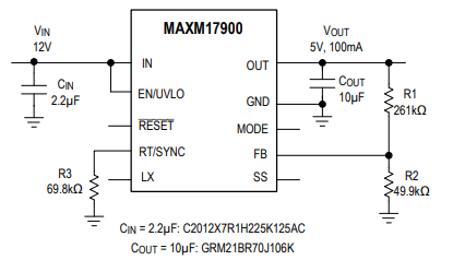 4V~21V 100mA ṹսѹ?ModuleԴMAXM17900