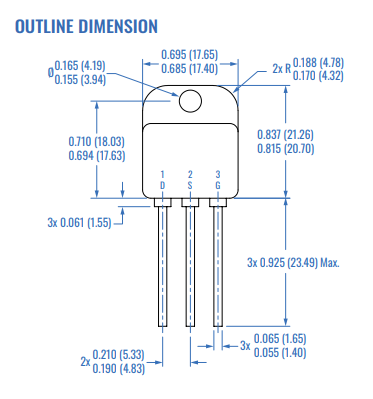 Solitron SMF404 N蹦MOSFET