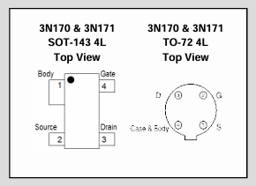 Linear Systems 3N170/3N171NǿMOSFET