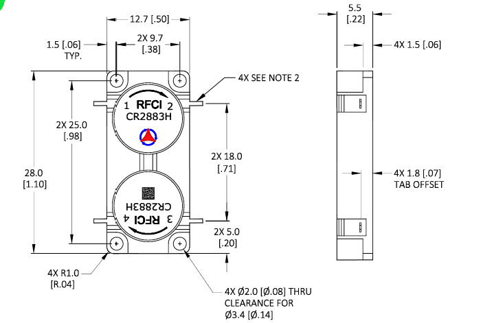 RFCI CR2883H˫ѭƵͨϵͳѡ