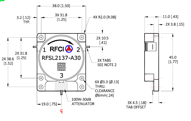 RFSL2137-A30100W-30dB iso˥RFCI