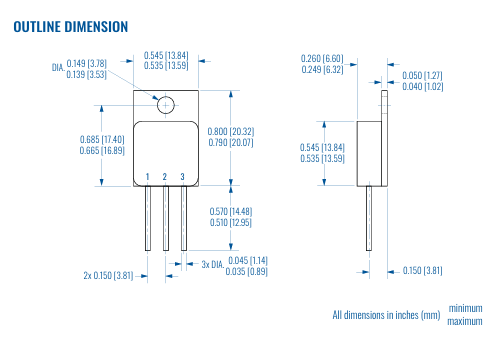 Solitron Devices SMF460 650V NMOSFET